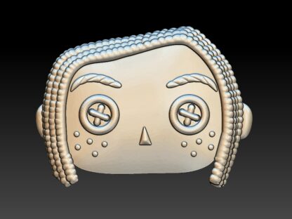 Button Eye Girl, Halloween Bath Bomb Molds