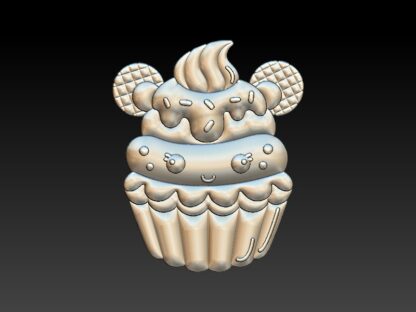 Kawaii Cupcake, Vacuum formed Bath Bomb Mould