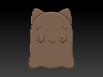 Halloween Ghost Kitty, Bath bomb mould, pla plastic