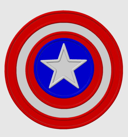 American Captain Shield, Vacuum formed mould