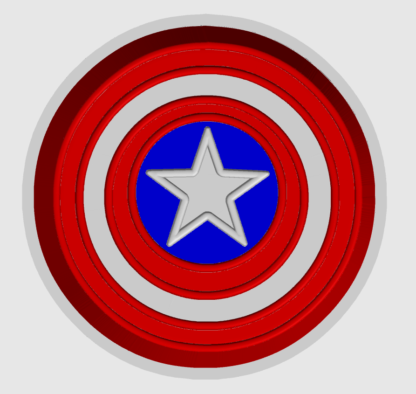 American Captain Shield, 3D printed Hybrid Mould